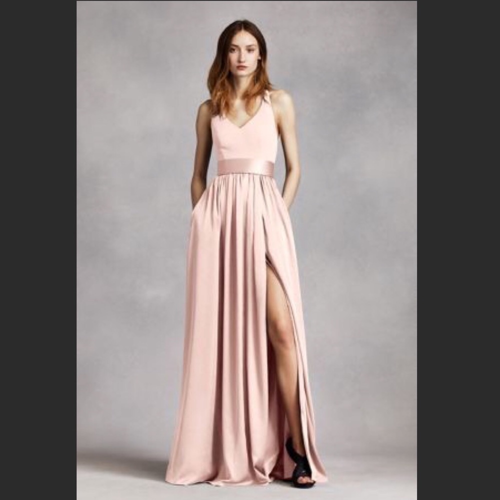 Vera Wang Bridesmaids Dress in Blush